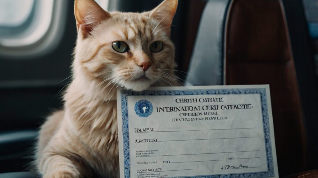 Health Certificate for International Travel for wolf
